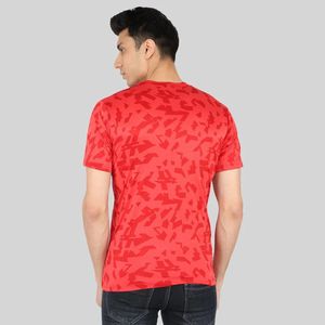 T-shirt à manches courtes en tricot 100% polyester bleu pour homme, 200g, style hip-hop, motif uni, respirant, séchage rapide, vêtements décontractés - Product Image 2