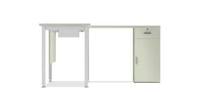 Escritorio ejecutivo moderno para la oficina o el hogar, muebles ergonómicos de hierro, convertibles y modulares para la escuela, el hospital o la oficina - Product Image 4