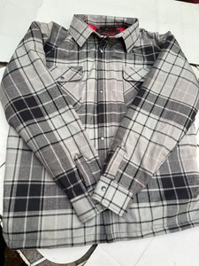 Camisa de franela con forro acolchado cepillado de primera calidad para hombre, camisa de motocicleta personalizada, Camisa de franela Dixxon de algodón 100% - Product Image 6