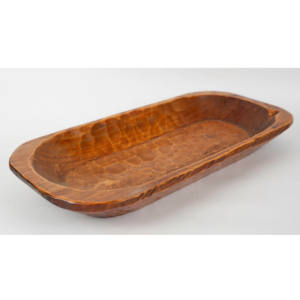Los mejores precios al por mayor, decoraciones de mesa de alta calidad, Natural Paulownia cuenco de largo, vajilla de granja, cuenco de masa tallado a mano de madera - Product Image 1