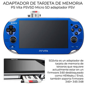 Adaptador de Memoria Micro SD de Alta Calidad, Carcasa de Plástico Sd2vita para PS Vita, Reemplazo con Comunicación por Cable, Incluye Bolsa y Caja - Product Image 5
