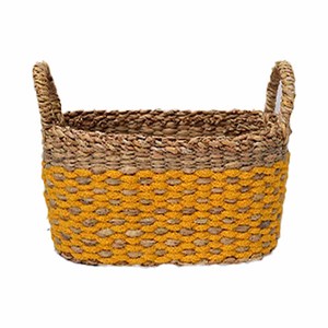 Cesta de hierba marina con 2 asas laterales, precio barato - Product Image 4