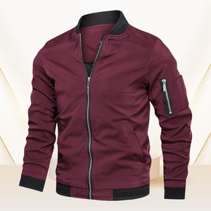 Chaqueta Bomber Acolchada Casual para Hombre, Diseño Ajustado, Ligera, Cierre Completo con Cremallera - Product Image 6
