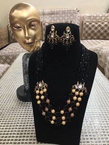 Collar de Piedras Preciosas Naturales con Rubí, Rubí Azul, Esmeralda y Ónix - Certificado IGI, 20 Quilates, Regalo para Mujer para Ocasiones Especiales - Product Image 3