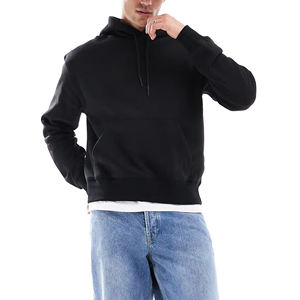Venta al por mayor por encargo 100% algodón sudaderas con capucha de gran tamaño para los hombres de alta calidad ropa casual para la temporada de invierno básico Hombre con capucha - Product Image 4