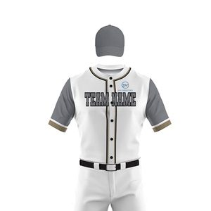 Uniforme de Béisbol Personalizado con Logotipo 2025 para Hombre, Nuevo Diseño, Uniforme de Béisbol de Buena Calidad en Color Sólido, Servicio OEM - Product Image 5