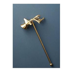 Polished metal <b>candle</b> snuffer shaped for easy flame extinguishing creating a gentle decorative touch in warm room corners - Product Image 3
