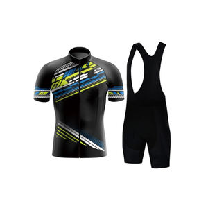 ชุดเสื้อปั่นจักรยานสำหรับผู้ชายชุดปั่นจักรยานเสื้อกีฬาพิมพ์ลายซับลิเมชันสวมใส่สบายชุดปั่นจักรยานสไตล์ใหม่ล่าสุด - Product Image 1