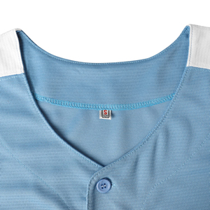 Maillot de baseball pour hommes en polyester respirant uni avec logo personnalisé, vêtements de sport par sublimation, différentes tailles pour les joueurs adultes et jeunes - Product Image 4