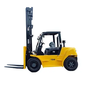 Chinese TDER brand FD70 telescopic multi directional attachement portable smart diesel 7tons forklift price hydraulic