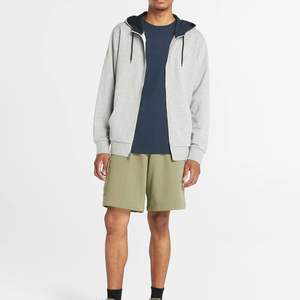 Short de survêtement en coton d'été léger de haute qualité pour hommes respirant longueur au genou vêtements de rue séchage rapide 100% coton polaire solide - Product Image 3