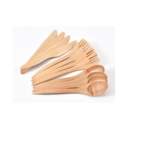 Cuillères en bois au design unique Décor de cuisine Couverts naturels pour restaurants et hôtels avec finition peinte - Product Image 2