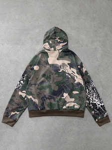 Sudadera recortada personalizada con Capucha ligera mezcla de algodón sudadera de manga larga elegante traje informal para gimnasio yoga o ropa de viaje - Product Image 2