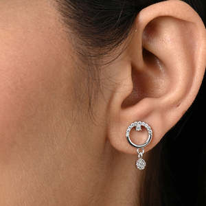 ต่างหูเงินทรงหยดน้ำ Anja Bali - เครื่องประดับแฟชั่น - Product Image 4