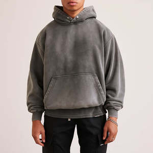 Sweat-shirt vintage en gros, lavage à l'acide, qualité supérieure, coton mélangé lourd, sweat-shirt pour hommes, logo personnalisé - Product Image 1