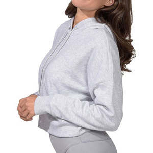 Nouveau crop top à capuche pour femme, élégant, pas cher, très vendu, anti-boulochage, respirant, pour l'hiver - Product Image 3