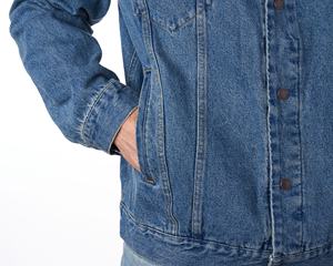 Vestes en jean vintage pour hommes et femmes, vente en gros, vestes en jean rétro lavées, fournisseur de vêtements de rue personnalisés OEM, usine - Product Image 5