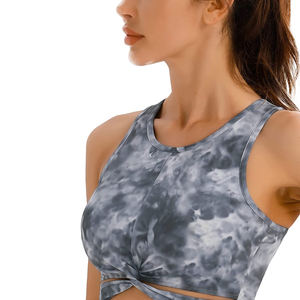 100% coton confortable femmes sport soutien-gorge pour Yoga entraînement Gym Fitness course durable écologique production en usine - Product Image 5