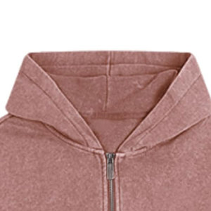 Sudaderas con capucha lavadas con ácido para hombre, novedad en sudaderas con capucha lavadas con ácido mezcladas de algodón básicas de secado rápido y logotipo personalizado para hombre - Product Image 6