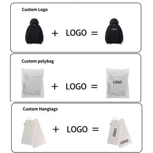 Vente en gros, sweat à capuche surdimensionné, vêtements pour hommes, hauts à capuche unisexe, sweat à capuche 100% coton, nouveauté automne, coton épais pour hommes 360G - Product Image 6