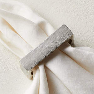 Rond de serviette rectangulaire en vrac de meilleure qualité décoration de fête de mariage hôtel restauration anneau de porte-serviettes utilisé au prix le plus bas - Product Image 6