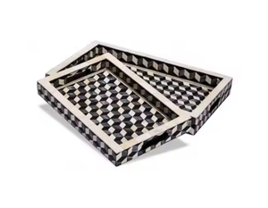 Bandeja de servicio ecológica con Diseño Artesanal, lo mejor para la presentación de alimentos, Decoración de cocina, estilo de hotel, mesa y uso de almacenamiento - Product Image 2