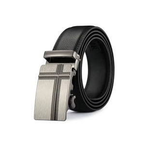 Cinturón Casual de Cuero Italiano de Grano Completo para Hombre con Hebilla de Acero - Hecho en Pakistán, 3.5cm de Ancho - Product Image 4