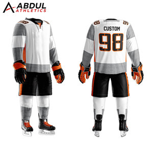 Uniforme d'équipe de hockey sur glace au design moderne pour les entraînements et les matchs de ligue professionnelle - Product Image 1