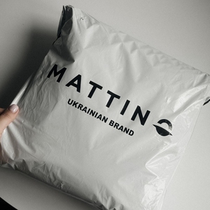 Bolsas de Correo Blancas Resistentes e Impermeables de 120 Micras de Grosor, Reciclables y Personalizadas, con Impresión de Logotipo en Serigrafía Negra para Envío - Product Image 2