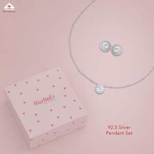 สร้อยคอเงิน 92.5 ประดับเพทาย 180970 - Product Image 1