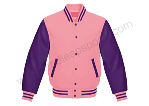 Custom Varisty Jacket Bordado Logo Mangas de cuero Lana Letterman Varsity Jacket Hombres Chaqueta - Product Image 5