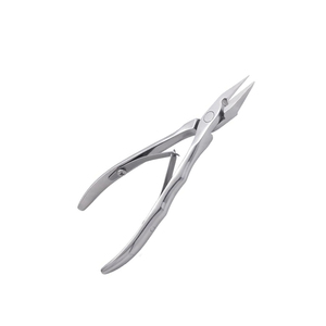 Pinzas para cutículas de punta de 12mm, cuchillas afiladas para juntas de regazo, pinzas para cutículas de acero inoxidable con mango ruso para salón y uso doméstico - Product Image 2