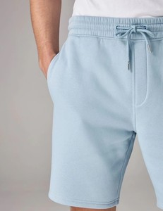 กางเกงขาสั้นกางเกงขาสั้นผ้าเทอร์รี่สำหรับผู้ชายกางเกงขาสั้นสีพื้นสำหรับใส่ออกกำลังกายเล่นฟิตเนสวิ่งผลิตตามสั่ง - Product Image 4