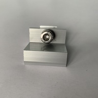 Collier de serrage en aluminium de haute qualité pour applications de montage solaire sur toiture et au sol, abris de voiture - HOLCOM HOL.EC-35-F1 Anodisé Fabriqué au Vietnam