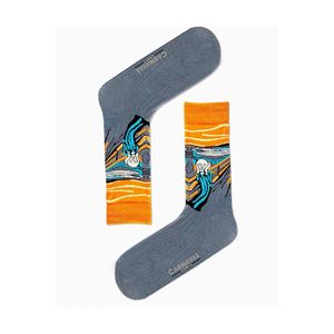 Lot de 5 paires de chaussettes unisexe jetables en nylon respirant, motifs artistiques et de personnages de dessins animés, pour filles, usage quotidien, hiver - Product Image 3