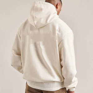 Sweat à capuche oversize personnalisé pour homme 2026 – Qualité supérieure, 100 % coton, molleton épais en French Terry, respirant, épaules tombantes - Product Image 4
