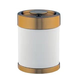 Seau à glace en métal de nouveau Design pour bouteille de vin et de boissons fraîches seau à glace en métal martelé de forme ronde - Product Image 6