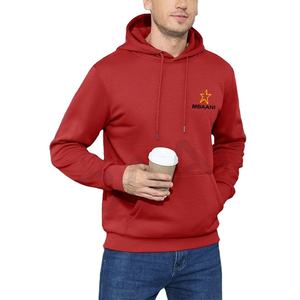 Sudaderas con Capucha para Hombre en Color Rojo Anaranjado - Product Image 1