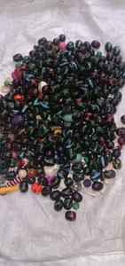 Collier de perles en résine dégradée écologique rose pour mariages, fiançailles, fêtes de Noël et tenue de bureau, personnalisable - Product Image 6