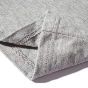 Venta al por mayor personalizado hombres 99% algodón fresco escote diseño corto bordado raya patrón manga corta DDP envío - Product Image 4