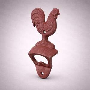 Abridor de Botellas de Hierro Fundido con Diseño de Flamenco, Montado en la Pared, Estilo Tropical Vintage, Agarre Fuerte, Acabado Duradero, Perfecto para Bar, Cocina y Decoración - Product Image 4