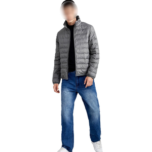 Nouveauté 2024 – Doudoune matelassée légère et respirante pour homme, personnalisable, en toile, avec fermeture éclair, style urbain haut de gamme - Product Image 4