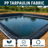 Rouleau de bâche en tissu haute résistance, imperméable et écologique pour réservoir d'eau et revêtement de bassin