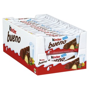 Barra de Chocolate Kinder Bueno, Oblea Crujiente con Relleno Cremoso, Delicioso Snack Dulce, Calidad Premium, Suministro al por Mayor - Product Image 6