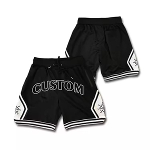 Pantalones Cortos de Verano Unisex, Cintura Elástica, Malla de Algodón de Peso Pesado, Serigrafía Sublimada, Ropa de Calle para Fitness - Product Image 1