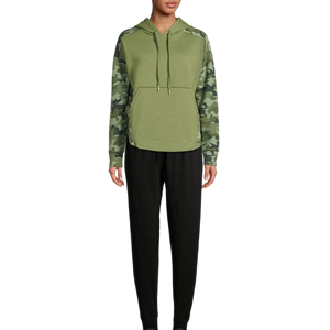 Wholesale Fashionable Breathable Women's Cotton Hoodie <b>Top</b> Selling Long <b>Winter</b> <b>Top</b> with Soft Hooded Collar and Front Logo - Product Image 1