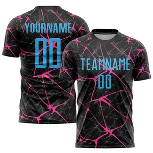 Camiseta de fútbol Rosa Negra de alta calidad para adultos War Justice Match Uniforme de entrenamiento deportivo Camiseta de fútbol palestino de manga corta - Product Image 4