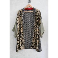 Robe kimono en soie de luxe pour femmes, taille plus, décontractée, à fleurs, col en V, manches courtes, longueur genoux, respirante, automne, pour adultes