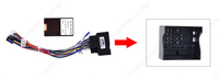 Pour la navigation portable 360 pour autoradio avec amplificateur CarPlay pour Porsche Cayenne 2003-2010