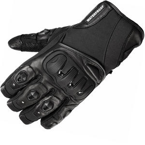 2025 Gants en cuir noir respirant Gants de course de moto pour les sports d'hiver - Product Image 3